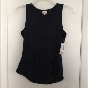 NWT LuLaRoe tank top solid black